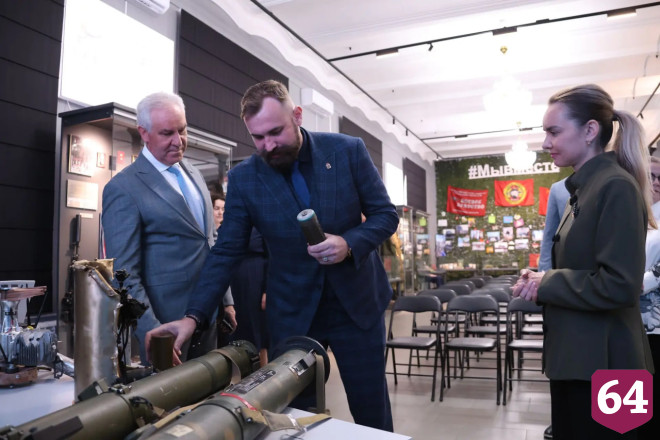 Саратовский Музей истории СВО получил экспонаты из Херсонской области